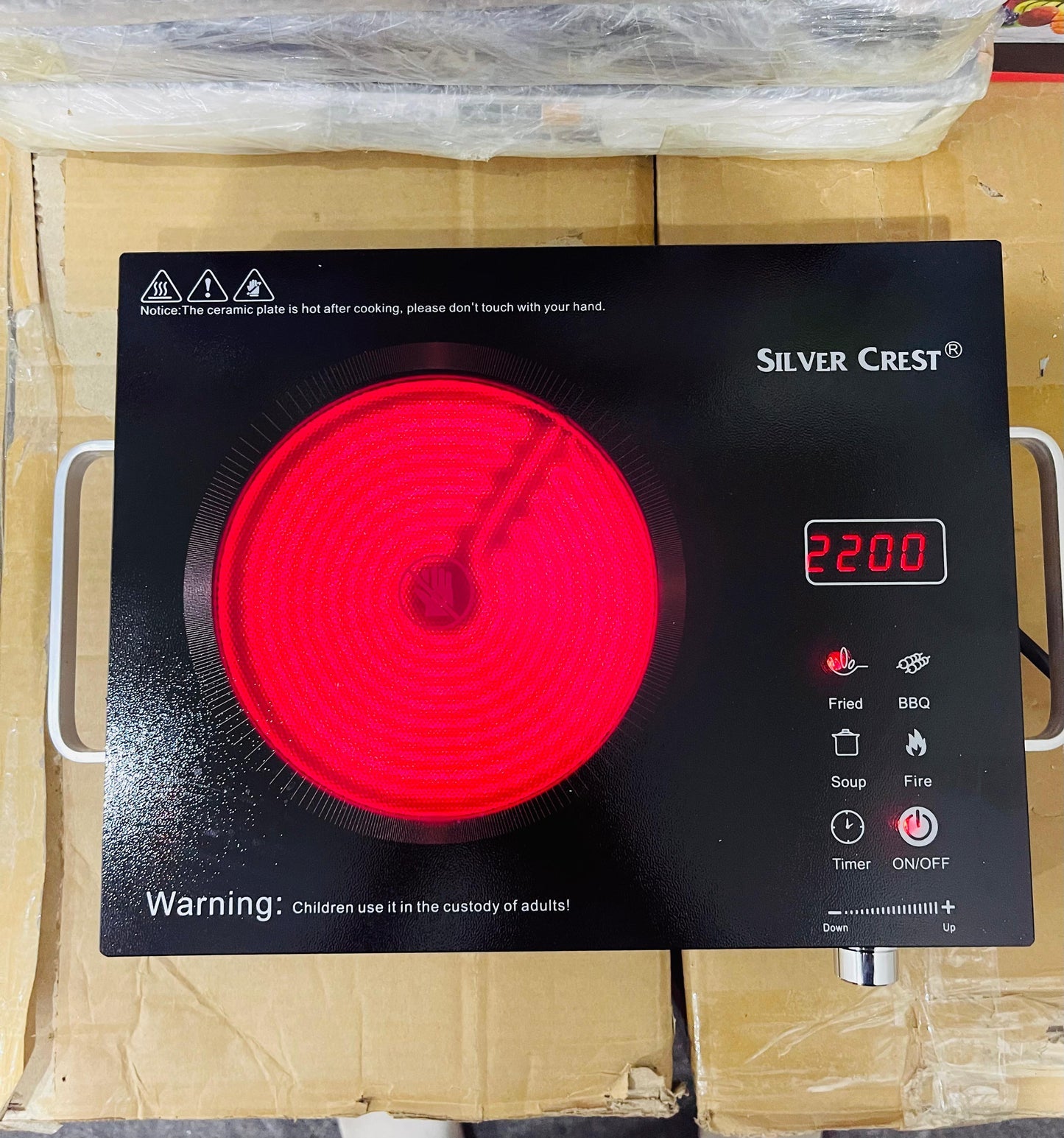 SILVER CREST SC-7031 ELECTRIC CERAMIC OVEN INDUCTION COOKER