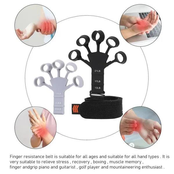 Gripster Finger Exerciser with Silicone Finger Grips