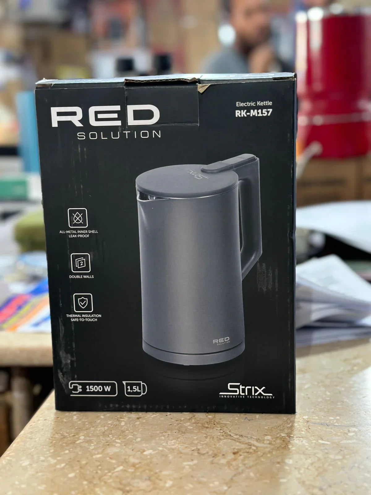 RED SOLUTION ELECTRIC KETTLE RK-M157